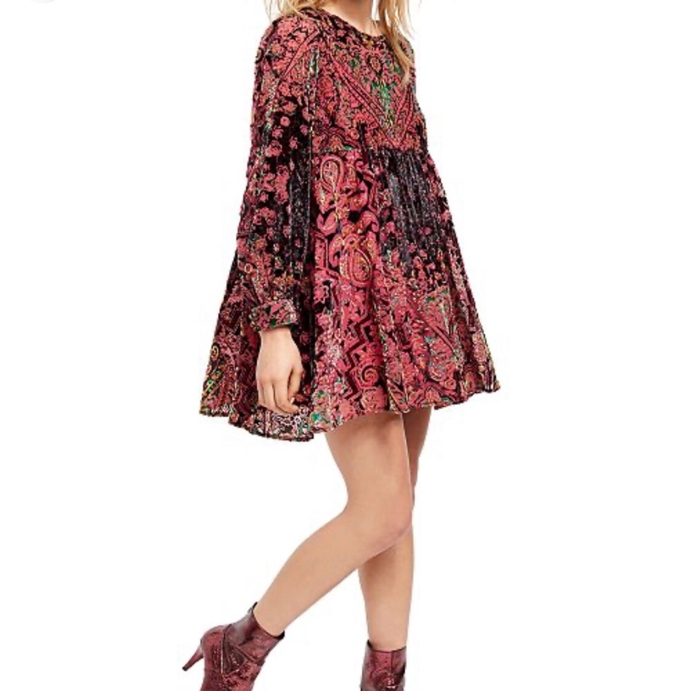 Free People Mirror Mirror Babydoll Dress